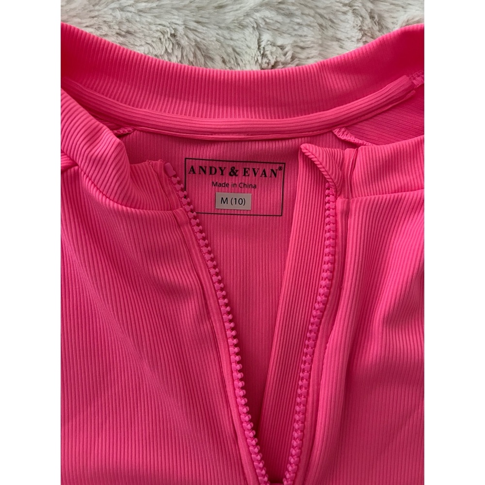 Andy & Evan Hot Pink Rashguard - Picture 2 of 2